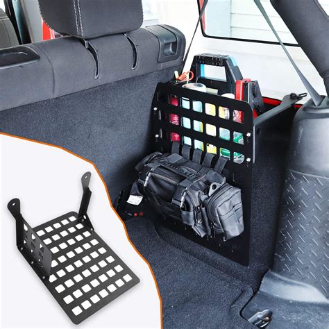 Buy Metal Trunk Organizer, Rear Cargo Rack Shelf Cargo Storage Box for ...