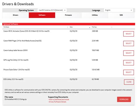 Image result for EOS Utility Launcher
