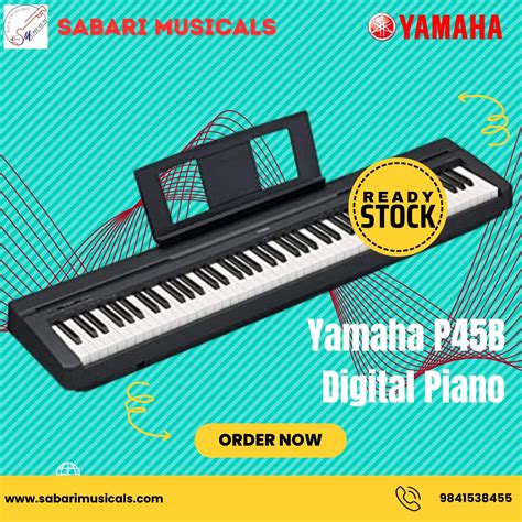 Yamaha P45B Digital Piano - Sabari Musicals