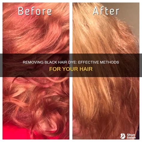 Removing Black Hair Dye: Effective Methods For Your Hair | ShunSalon