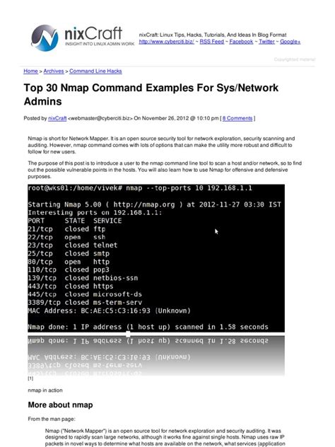 Image result for Nmap Script Examples