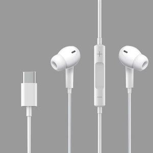 MARS Wired Type C Earphones with Mic for All Type C port Device Wired ...