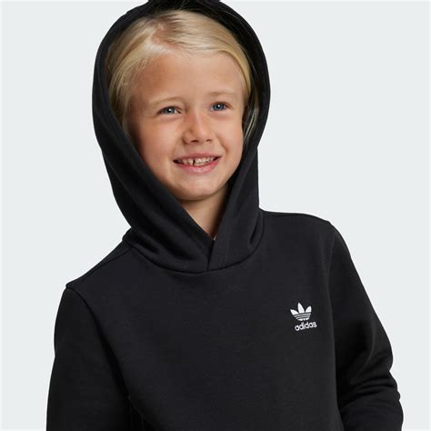 adidas Hoodie Cargo Set Kids - Black | Free Shipping with adiClub ...