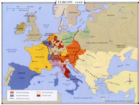 Europe After The Westphalia Treaties 1648 World Atlas PDF)