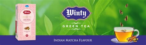 Winty Green Tea Aqua Slim+Indian Matcha with Amazing Indian Spices for ...