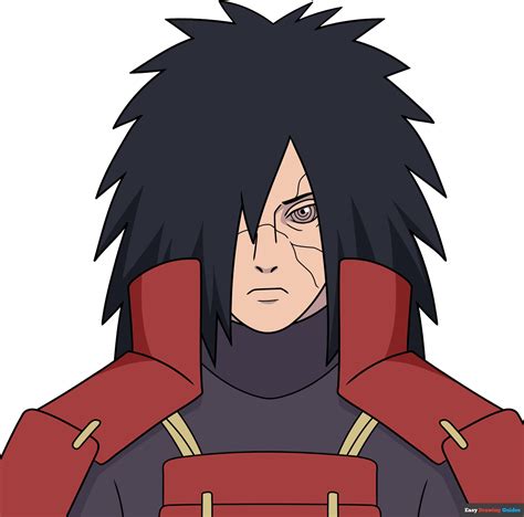 How to Draw Madara Uchiha - Really Easy Drawing Tutorial