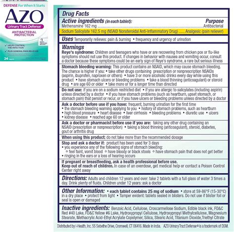 AZO Protección antibacteriana de defensa del tracto urinario, ayuda a controlar una infección ...