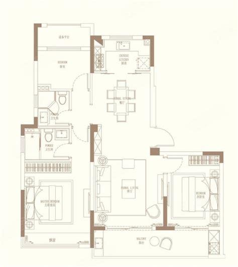 中式四居室216平米64万-鸿园装修案例-郑州房天下家居装修网