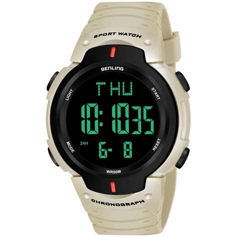 Multifunctional Digital Watches for Men | Waterproof | Calendar | Day ...