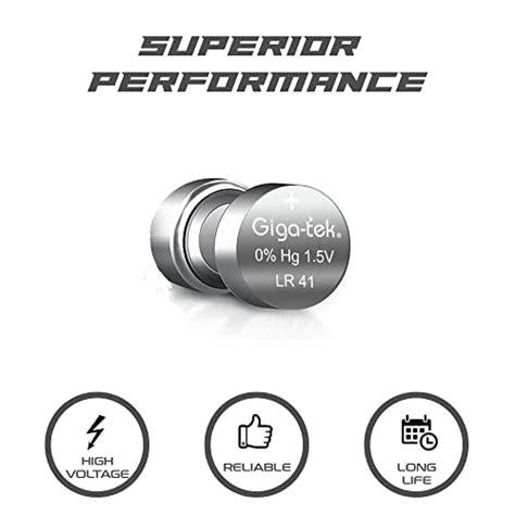 Giga-tek LR41 Coin Battery Pack of 2 – Royal Technologies ...