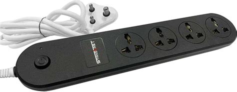 STANDLAST Extension Cord 10 Amp,220-240 Volts Spike Guard Power Strip 4 ...