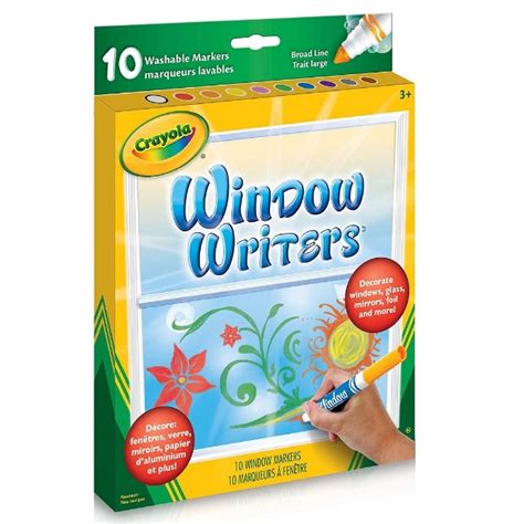 htconline.in| CRAYOLA WINDOW WRITERS WASHABLE MARKERS SET 10