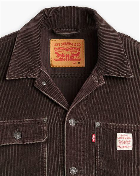 Corduroy Sunrise Trucker Jacket - Brown | Levi's® MC