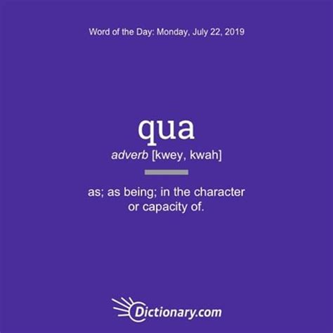 Qua - Word of the Day | Words, Scrabble words, Intelligent words
