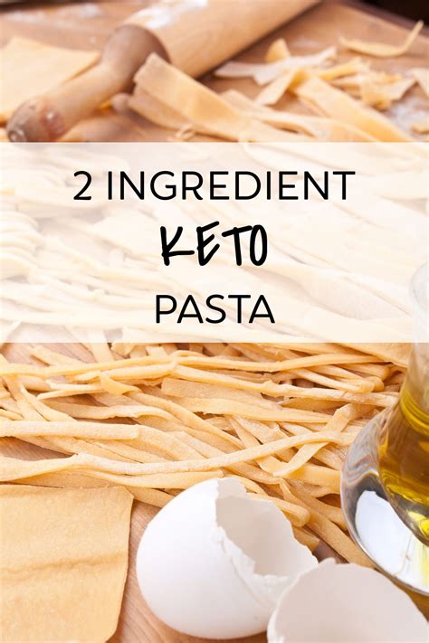 2 ingredient keto low carb pasta – Artofit
