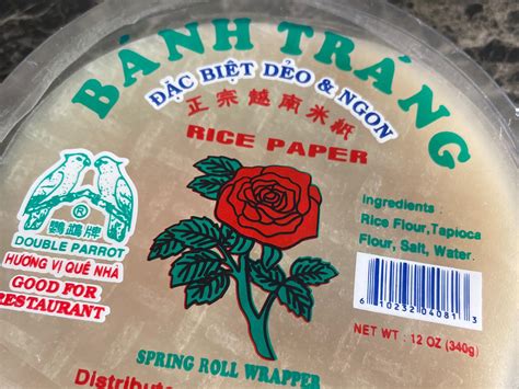 Rice Paper Nutrition Facts - Eat This Much