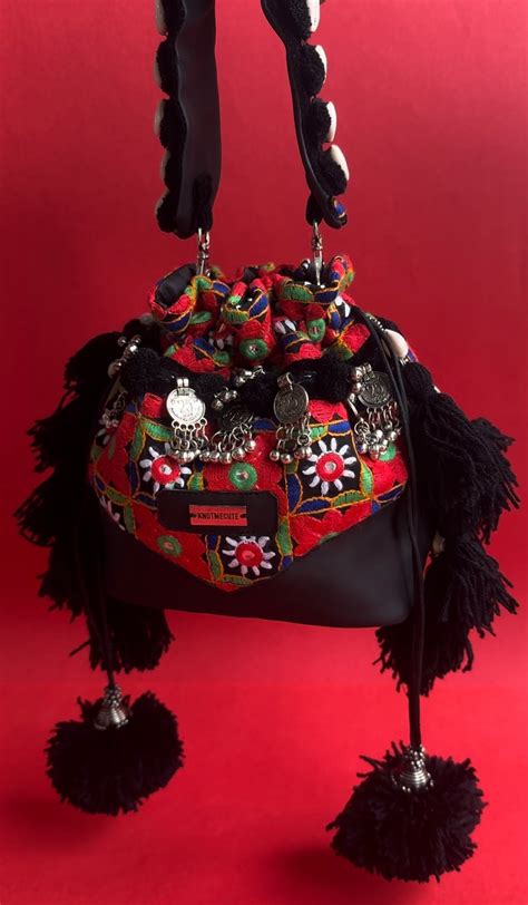 BANJARA BAG ( red) – Knot Me Cute