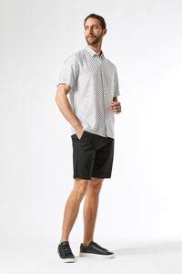 Black stretch men chino shorts – Mark Morphy