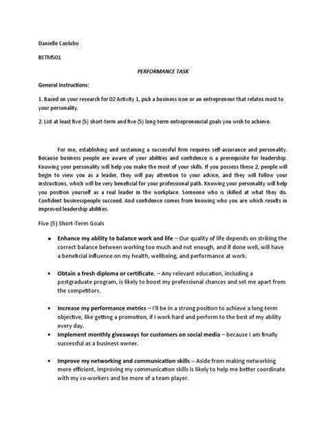 Image result for Sample Performance Task Project