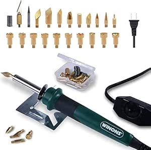 WINONS Wood Burning Kit WBT-0003, Multifunctional Wood Burning Tool, 25 ...