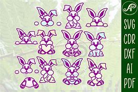 Image result for Floral Bunny Cut Out Free