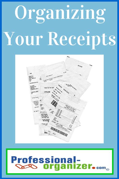 Image result for Organizing Receipts