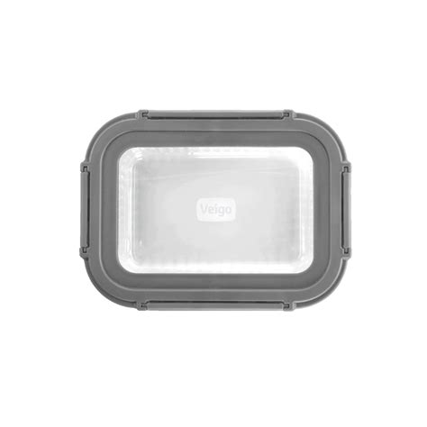 Veigo See & Serve |RECTANGLE| Glass Container w/ Glass Lid ...