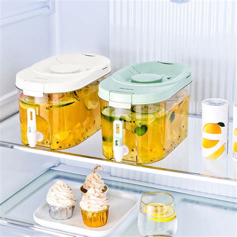 ZROBM Drink Dispenser, Drink Dispenser for Fridge, Drink Dispenser with ...