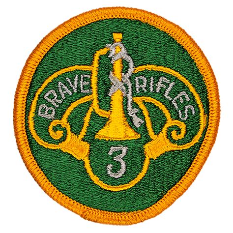 3rd Armored Cavalry Regiment Patch with Velcro, Full Color