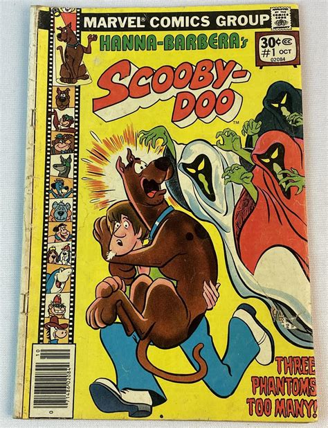 Lot - Vintage Oct. 1977 Scooby Doo No. 1 Marvel Comics $.30 Cent Comic Book