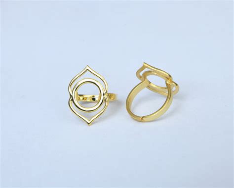 Enlightened Elegance: Third Eye Chakra Ring By Totapari Jewellery