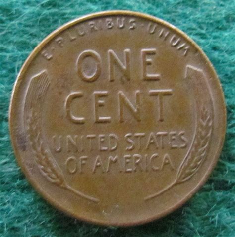 USA American 1955 1 Cent Wheat Lincoln Coin - Circulated – Gumnut Antiques