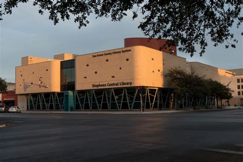 Stephens Central Library, which opened in 2011 in San Angelo, the seat ...