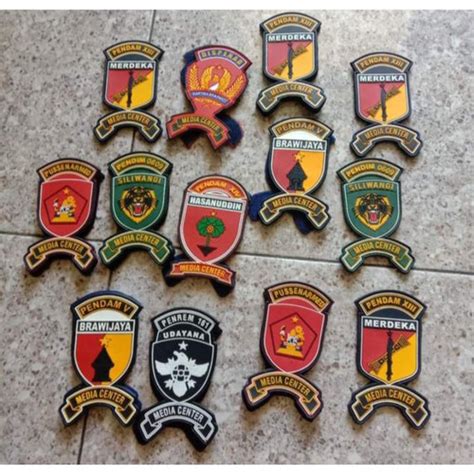 Jual patch rubber custom logo kodam lokasi kodiklat penkostrad media ...
