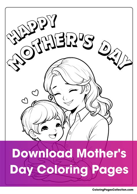 Mom's Love in Color: Mother's Day Coloring Book | Mothers day coloring ...