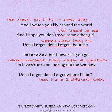 Man Of Steel…Or Stone? Taylor Swift's "Superman" Meaning, Explained ...