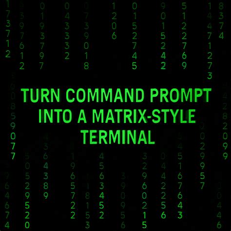 Matrix Command-Prompt 的图像结果