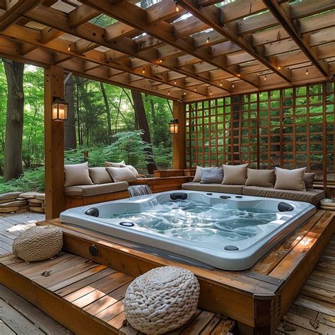 Hot_Tub_Privacy 31 in 2024 | Hot tub backyard, Hot tub garden, Hot tub ...