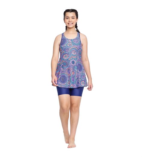 Buy Speedo All Over Printed Swimdress With Boyleg Ammonite-Soft Coral ...