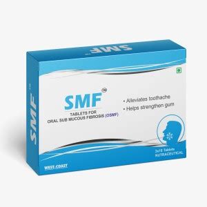 West Coast SMF Tablet for oral sub mucous fibrosis total oral care for ...