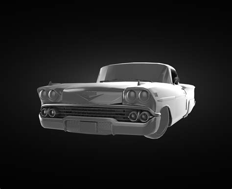 Free STL file 1958 Chevy Impala Lowrider・3D printing design to download ...