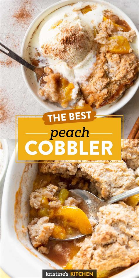 The BEST Peach Cobbler Recipe - Fresh, Frozen or Canned Peaches