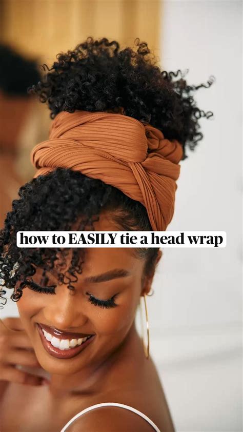 Image result for Scarf Head Wrap Tutorial