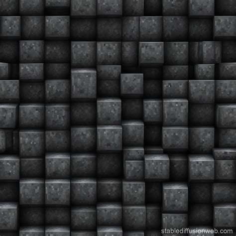Minecraft Black Biomass Block Texture | Stable Diffusion Online