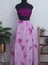 Pink Trendy Cotton Silk Tie & Dye Lehenga With Satin Silk Blouse Piece ...