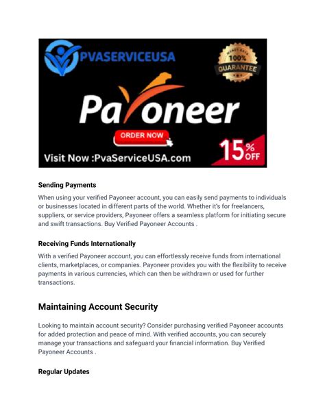 PPT - Buy-Verified-Payoneer-Accounts-100%-fully-USA-IP-verified-2025 ...