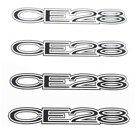 RAYS VOLK CE28 เรย์โว๊ก ซีอี28 พื้นใส ตัวอักษรดำ 1ชุด ติดได้ 4 ล้อ สติก ...