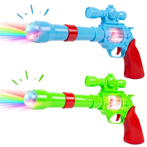 Gooyo GY938 Battery Operated 3D Projection Strike Toy Gun with Vibrant ...
