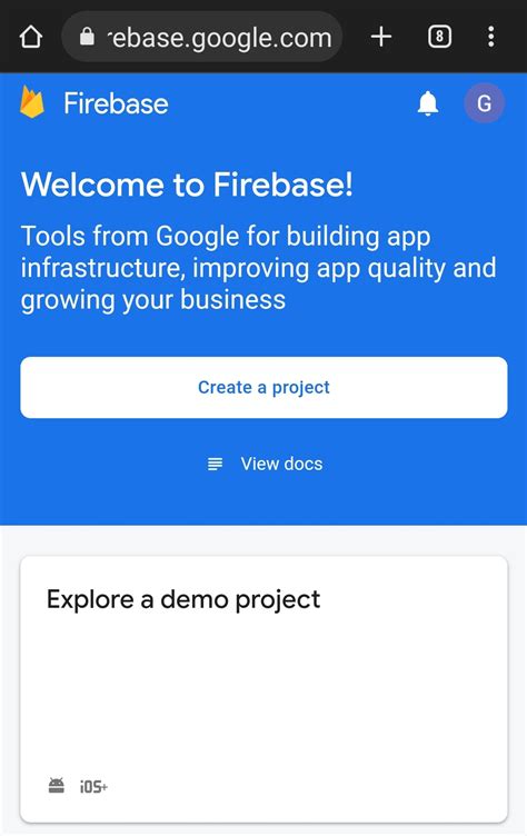 Image result for Firebase Console