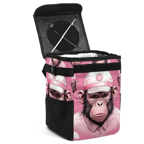 Gorilla Foldable Car Garbage Can with Lid, Leak-Proof, Hanging Storage Bag - Car Trash Bin, Mini ...